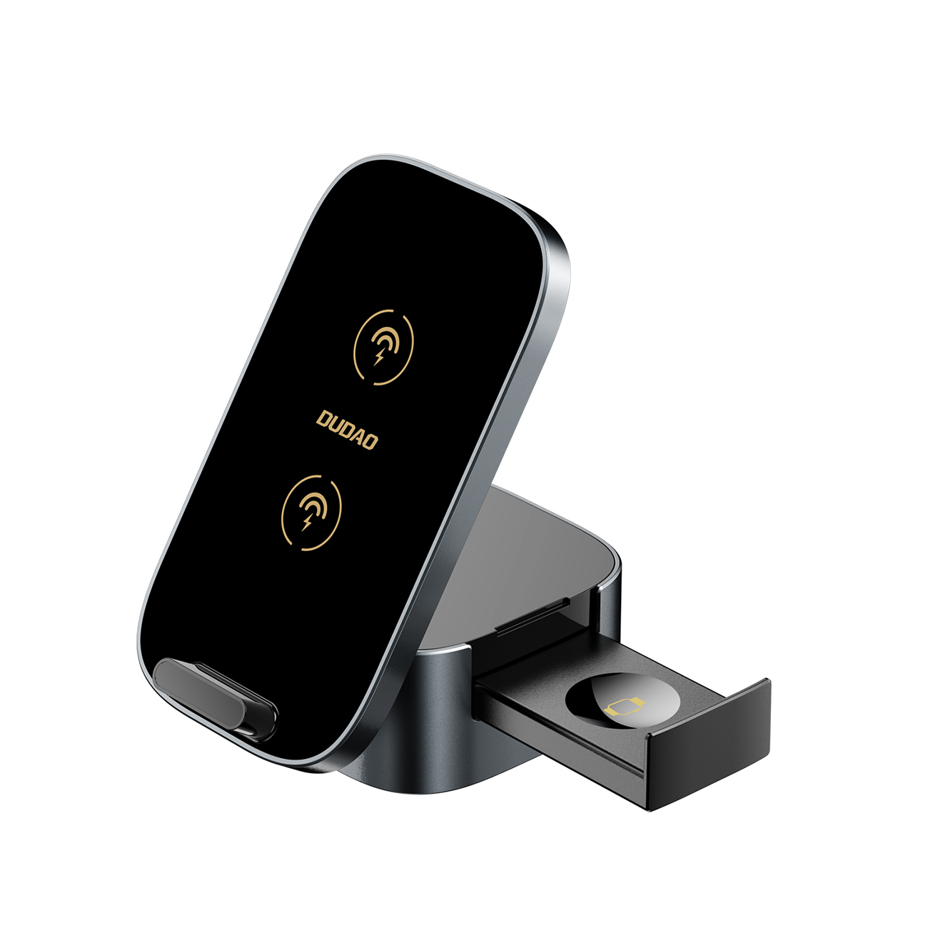 Dudao A11Pro+ 15W 3in1 indukcijas lādētājs tālrunim / viedpulkstenim / austiņām - melns