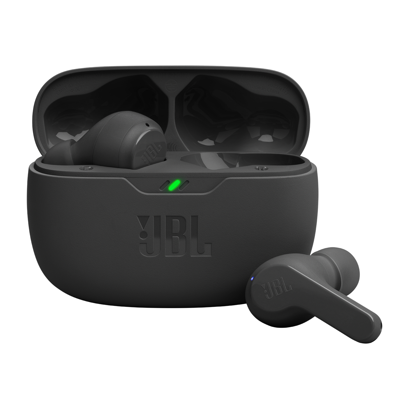 Bezvadu austiņas JBL IP54 IPX2 Wave Beam melnas