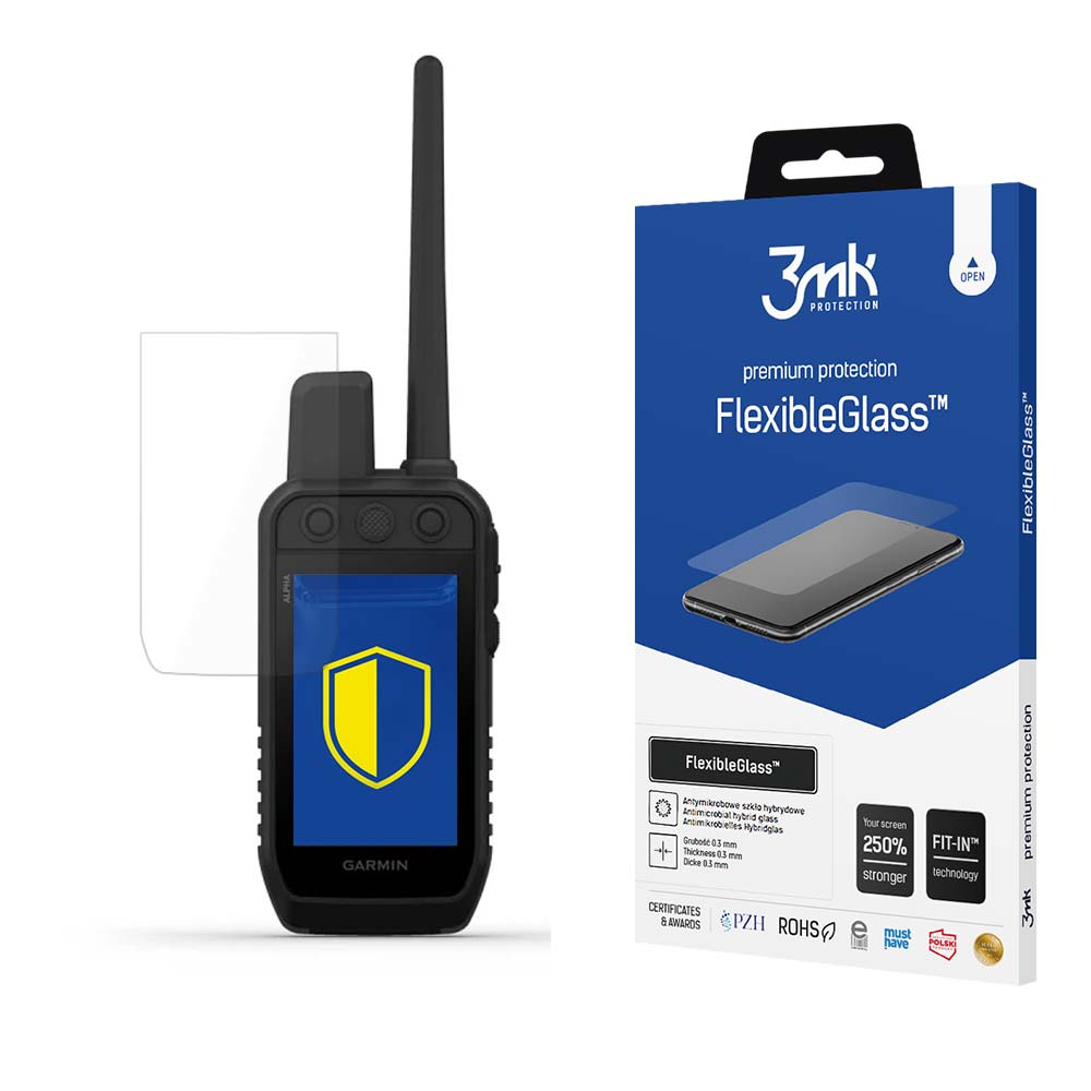 3mk FlexibleGlass™ hibrīda stikls Garmin Alpha 300K ierīcei
