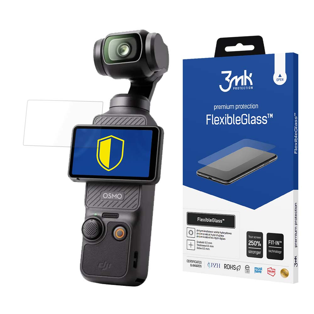 3mk FlexibleGlass™ hibrīda stikls DJI Osmo Pocket 3