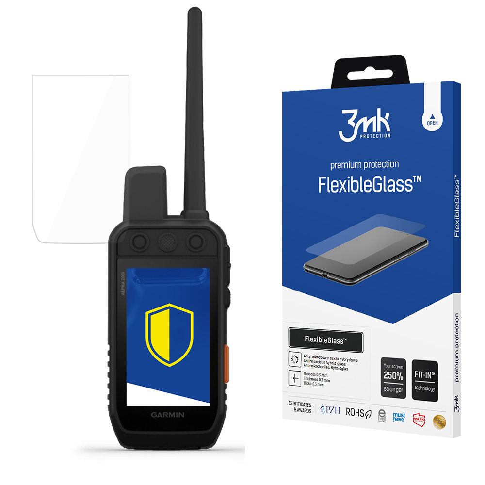 3mk FlexibleGlass™ hibrīda stikls Garmin Alpha 200i