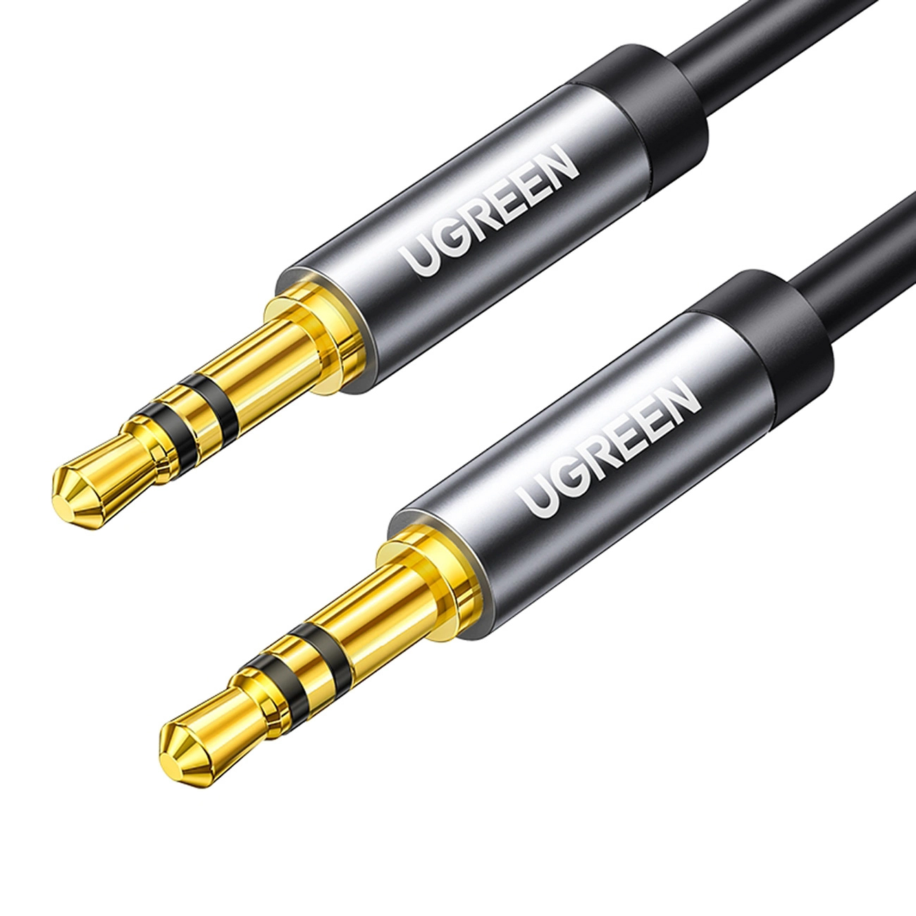 Ugreen AV119 10736 audio kabelis mini jack 3.5mm / mini jack 3.5mm 3m melns