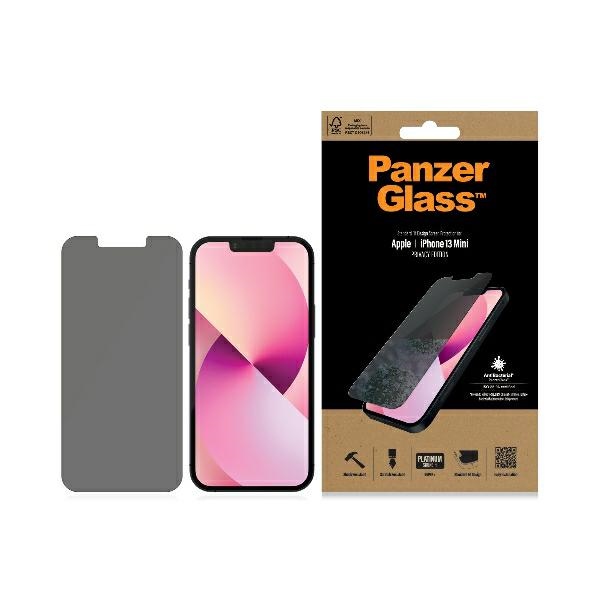 PanzerGlass Standarta Super+ antibakteriālais privātuma temperētais stikls iPhone 13 mini
