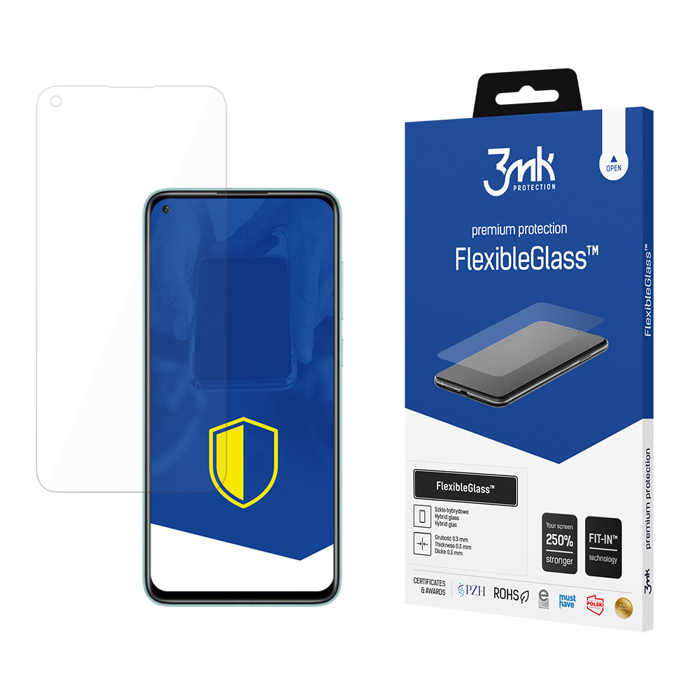 3mk FlexibleGlass™ hibrīda stikls Xiaomi Redmi Note 9 5G