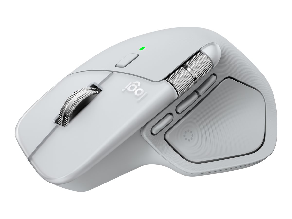 LOGI MX Master 4 pele Mac balta
