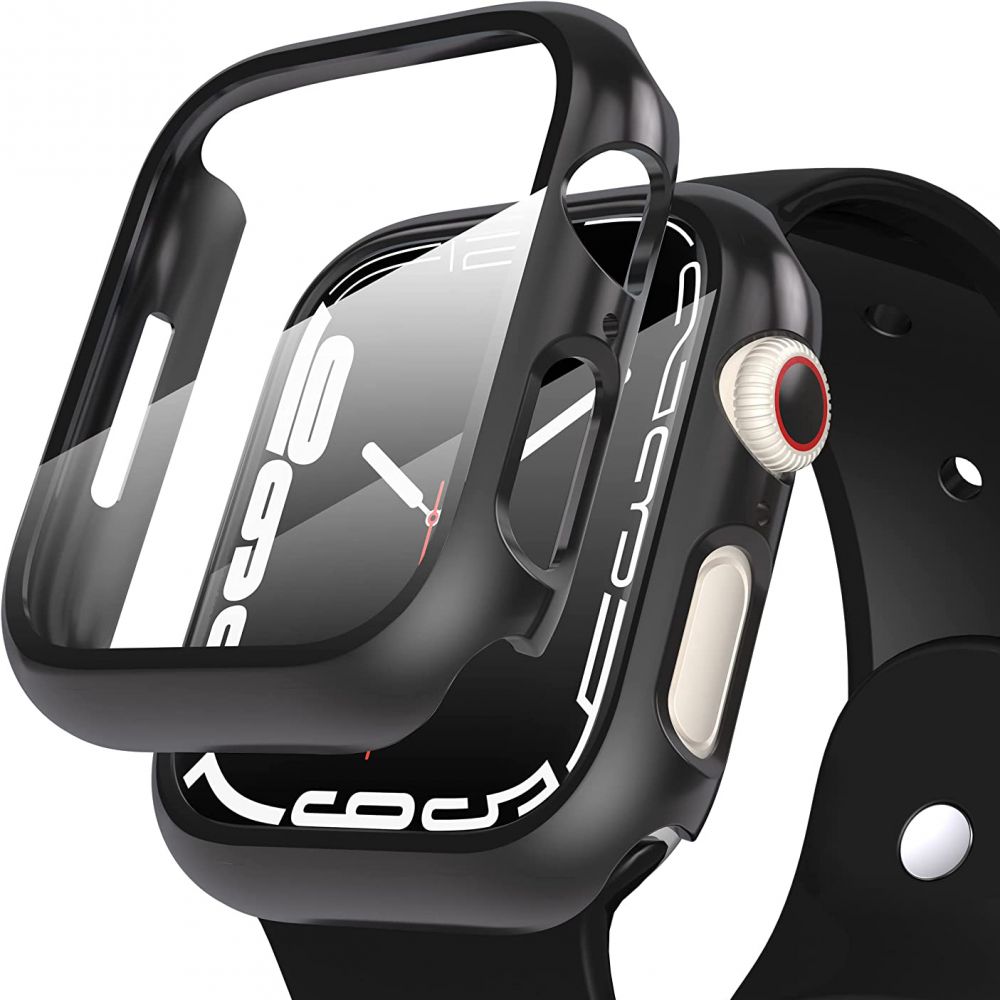 Tech-Protect Defense360 viedtālruņa apvalks Apple Watch 7 / 8 / 9 (45mm) - melns