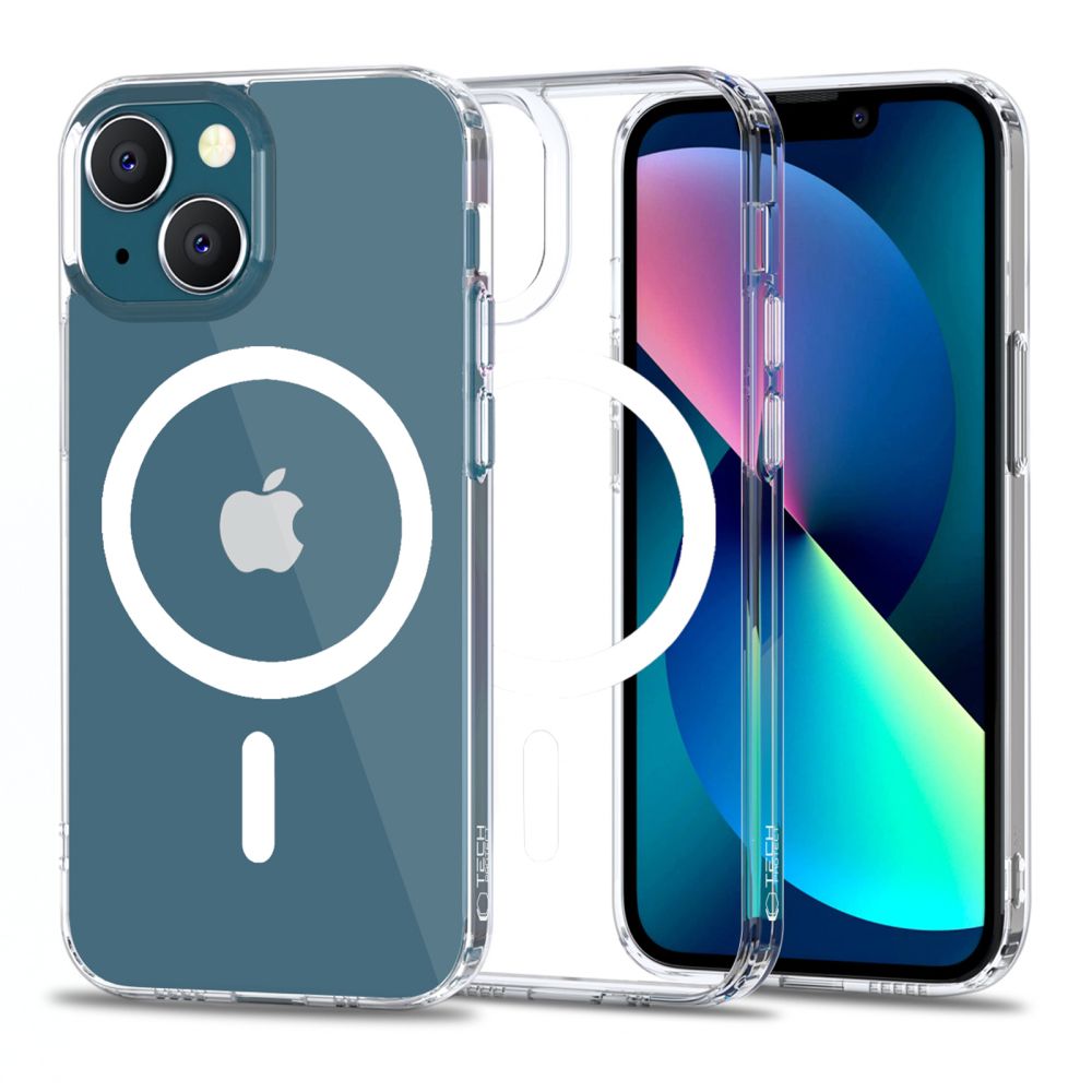 Tech-Protect MagMat Magnētiskais viedtālruņa apvalks iPhone 13 - caurspīdīgs