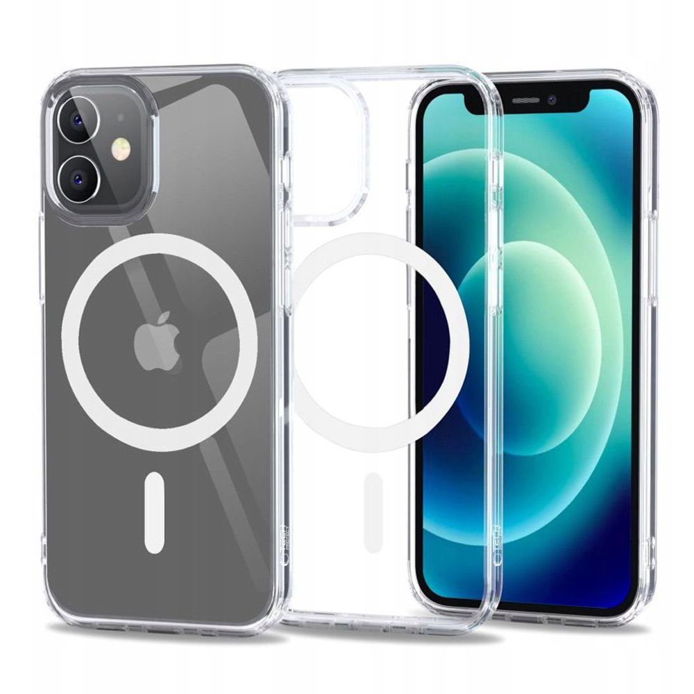 Tech-Protect FlexAir Hybrid iPhone 12 mini viedtālruņa apvalks - caurspīdīgs