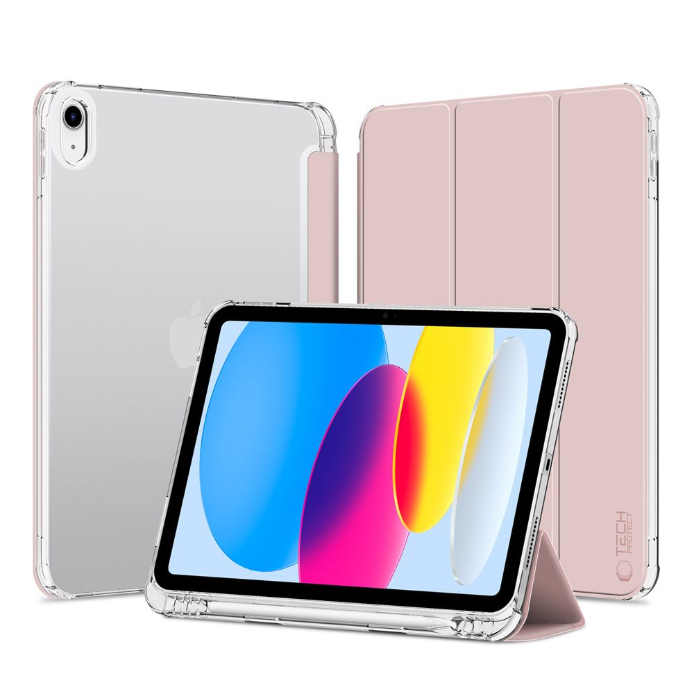 Tech-Protect SC Pen Hybrid viedtālruņa apvalks iPad 10.9" 2022 - rozā
