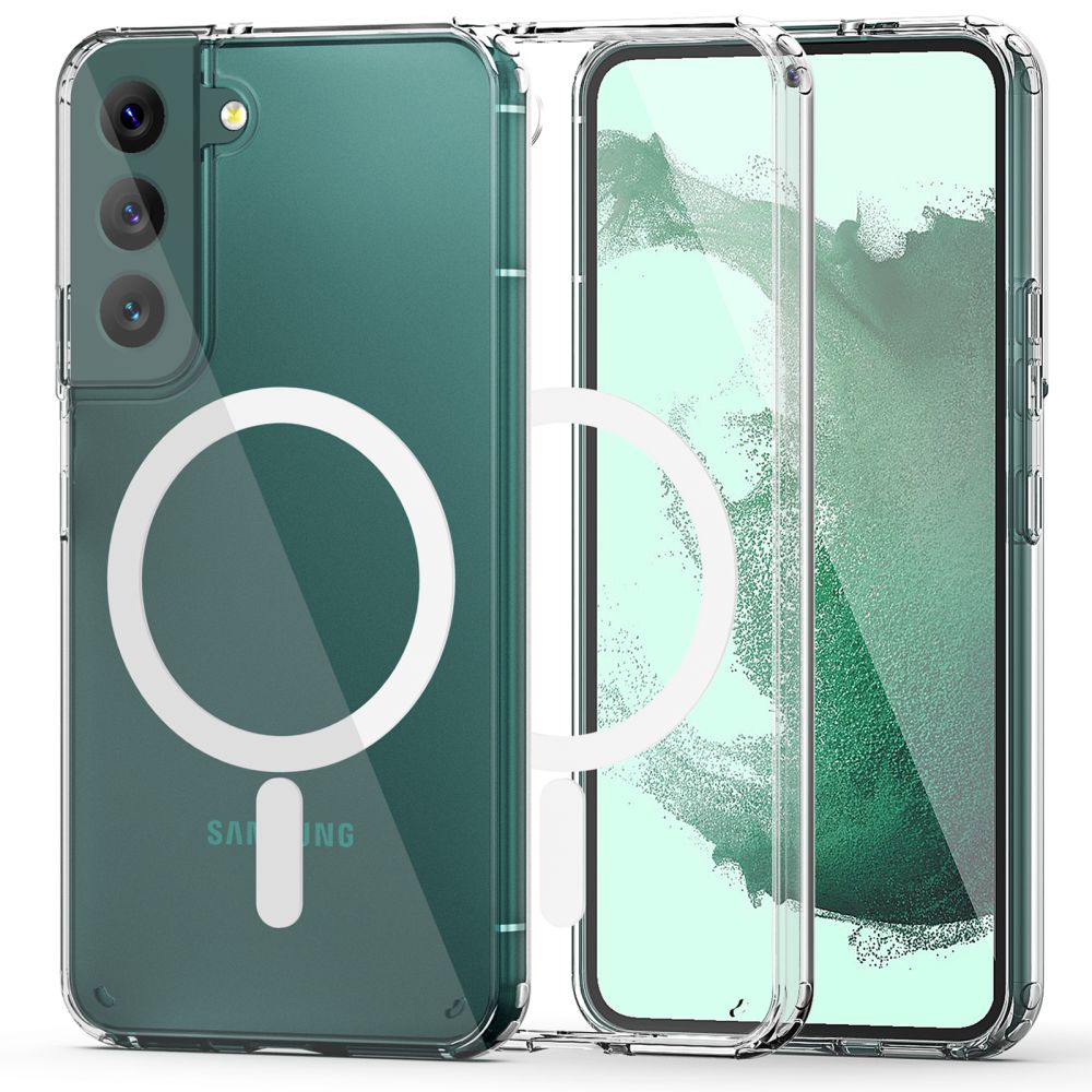 Tech-Protect FlexAir Hybrid Magnētiskais viedtālruņa apvalks Samsung Galaxy S22 - caurspīdīgs