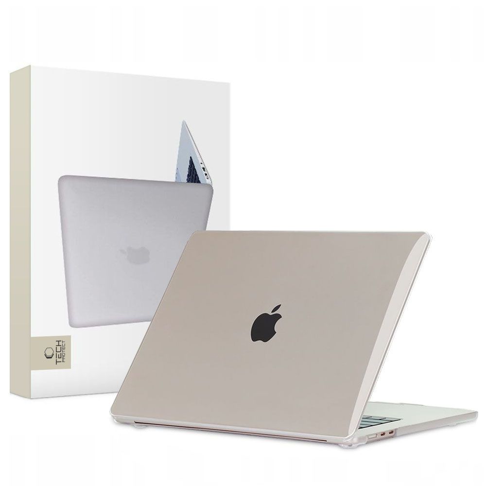 Tech-Protect SmartShell apvalks MacBook Air 15" M2 / M3 / 2023-2024 - caurspīdīgs
