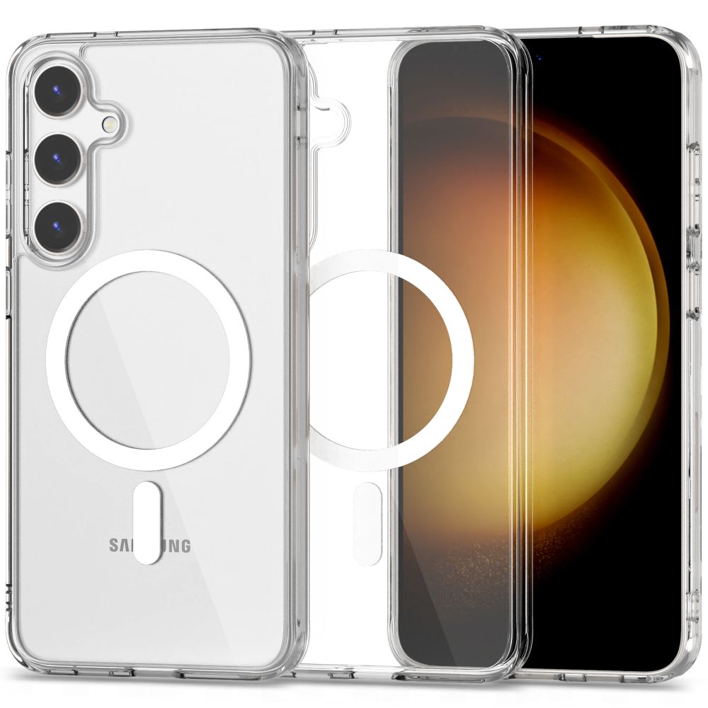 Tech-Protect FlexAir Hybrid Magnētiskais viedtālruņa apvalks Samsung Galaxy S24 - Caurspīdīgs