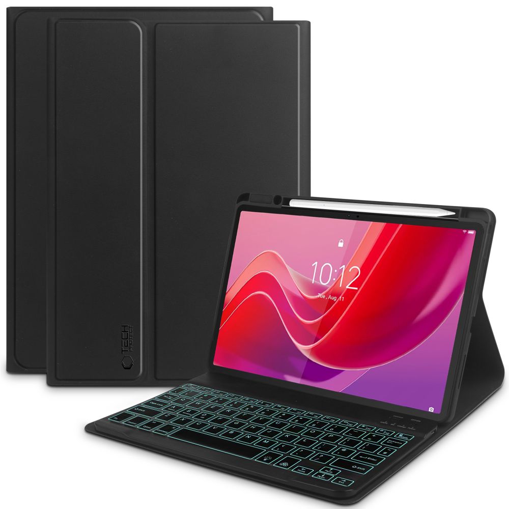 Tech-Protect SC Pen + Keyboard apvalks ar tastatūru Lenovo Tab M11 11" TB-330 - melns