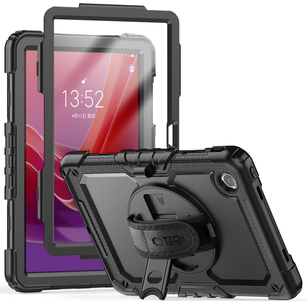 Tech-Protect Solid360 planšetdatora apvalks Lenovo Tab M11 11.0 TB-330 - melns