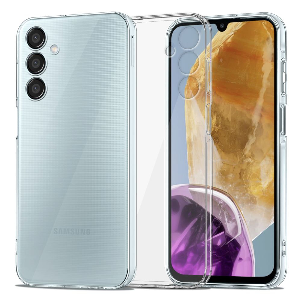 Tech-Protect FlexAir viedtālruņa apvalks Samsung Galaxy M15 5G - caurspidīgs