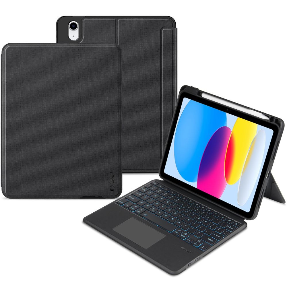 Tech-Protect SC Mag Pen + tastatūras apvalks iPad 10.9" 10. paaudzes (2022) – melns