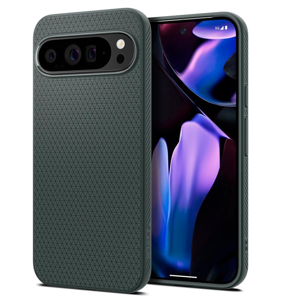 Spigen Liquid Air viedtālruņa apvalks Google Pixel 9 Pro XL - zaļš
