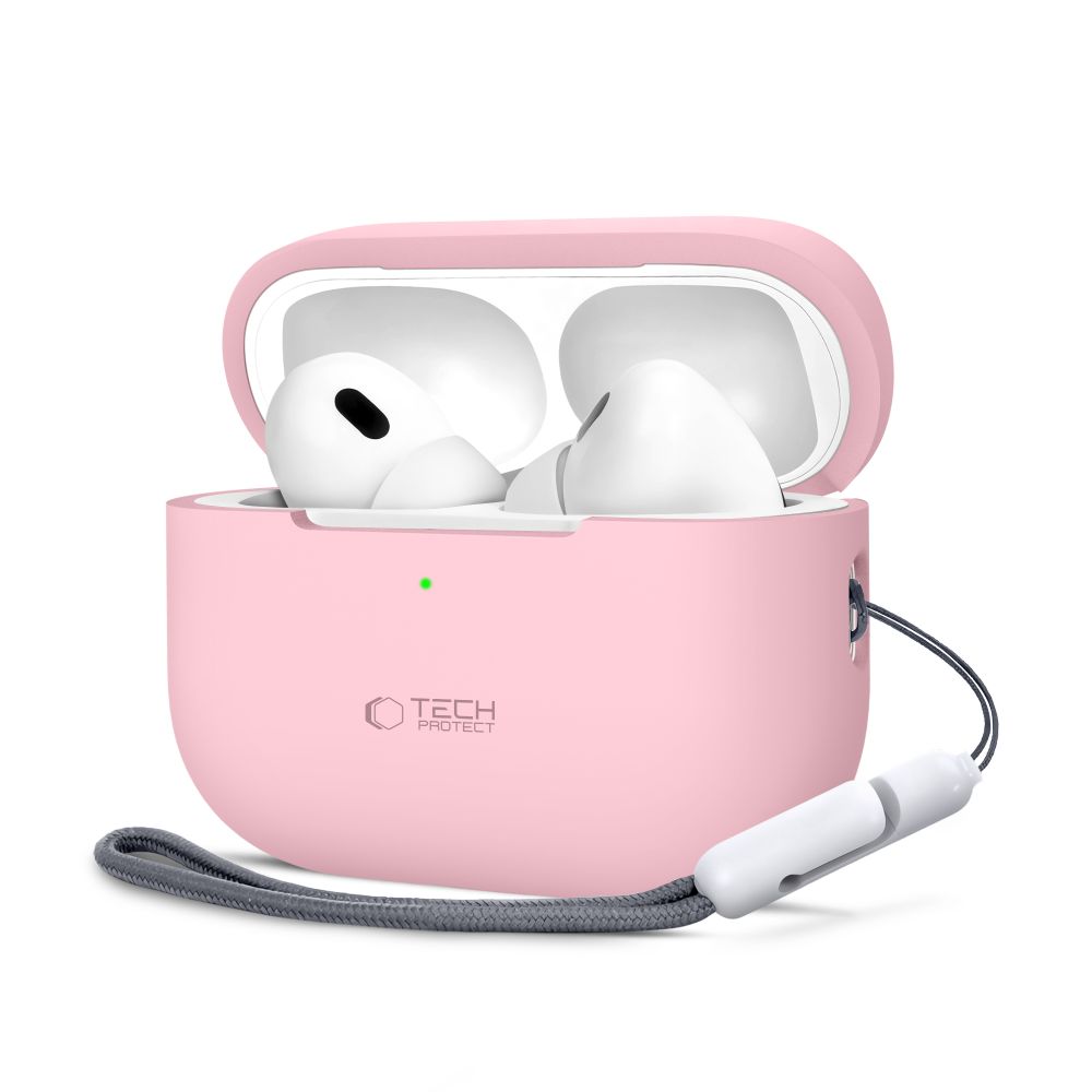 Tech-Protect silikona apvalks Apple AirPods Pro 1 / 2 - rozā