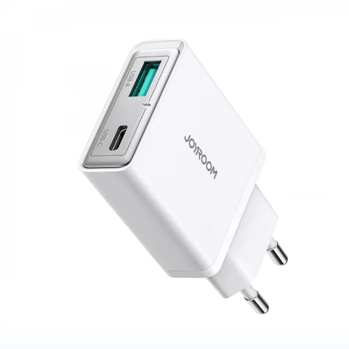 Joyroom tīkla lādētājs JR-TCF14 (A+C) Super Slim 20W (balts)