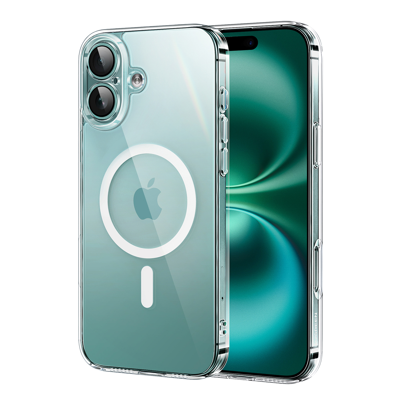 Uzaļš Classy Clear Magnetic Maciņš iPhone 16 Plus - Caurspīdīgs