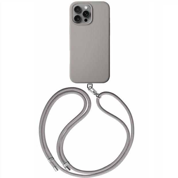 Uniq Coehl Creme iPhone 16 Pro Max 6.9in Magnētiskais uzlādes apvalks pelēks