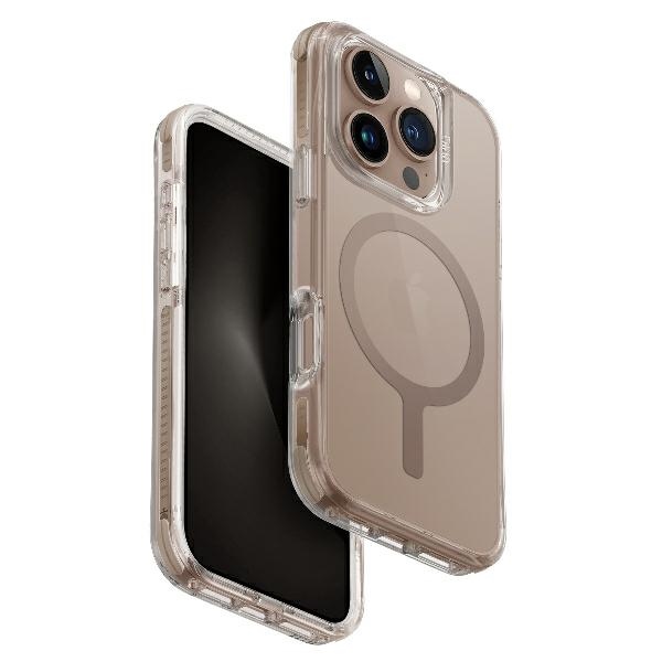 Uniq Combat Magclick uzlādes viedtālruņa apvalks iPhone 16 Pro Max - zelta