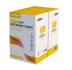 Kabelis DAHUA Cat6 UTP 305m melns