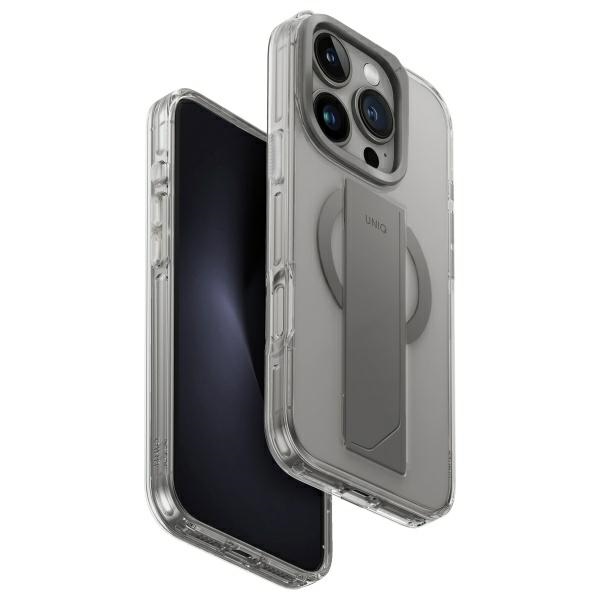 Uniq Heldro Max Magclick uzlādes viedtālruņa apvalks iPhone 16 Pro - caurspīdīgs