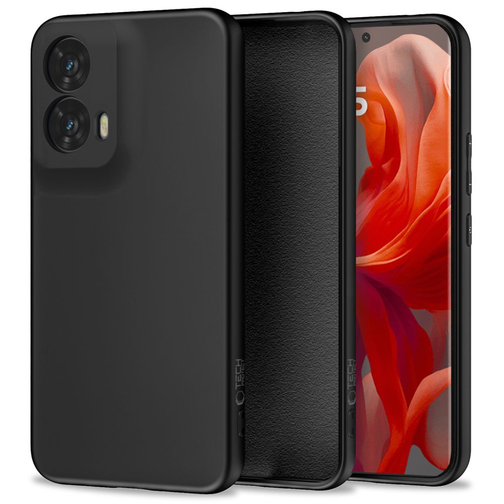 Tech-Protect Icon viedtālruņa apvalks Motorola Moto G85 5G - melns