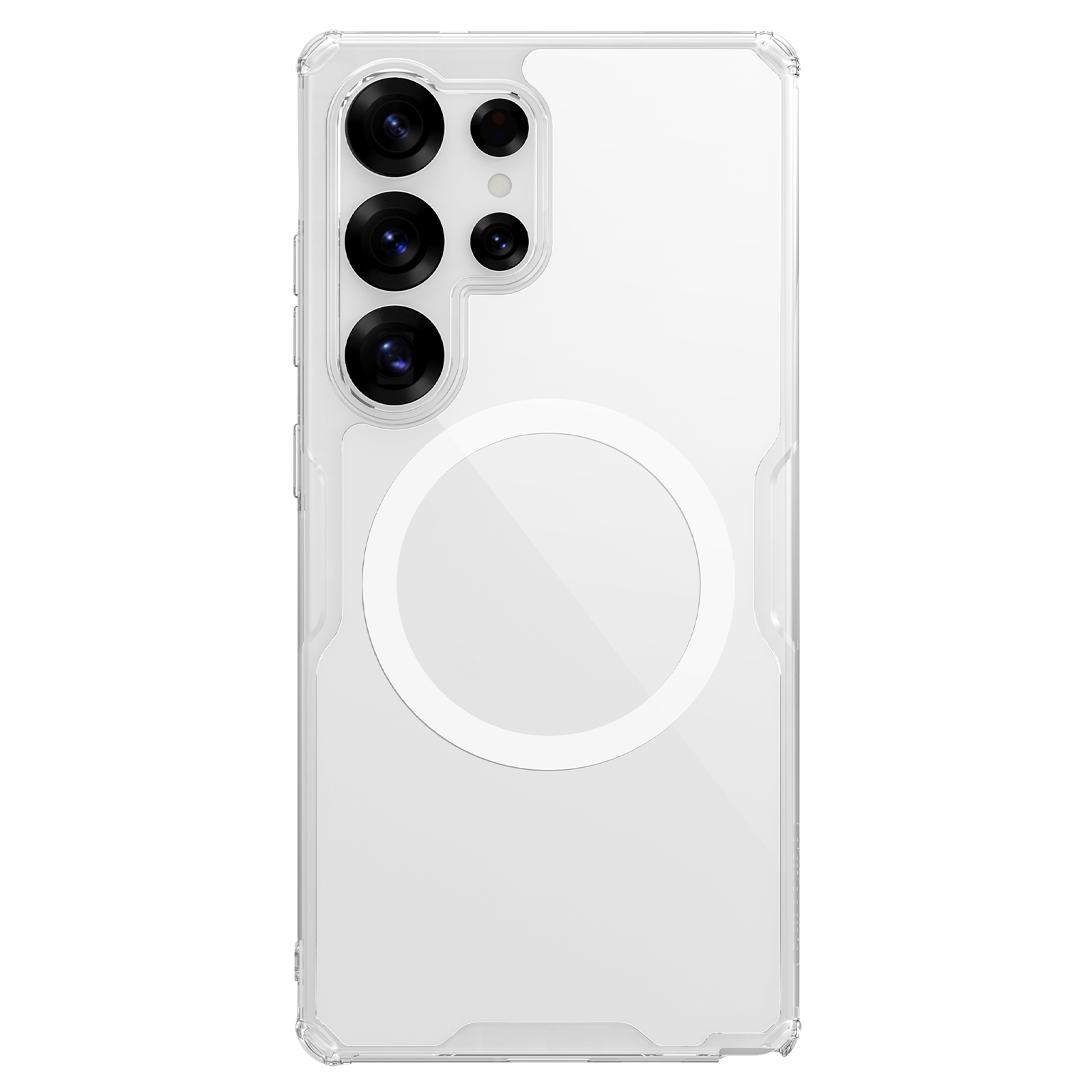 Nillkin Nature TPU Pro Magnētiskais viedtālruņa apvalks ar MagSafe Samsung Galaxy S25 Ultra - Balts