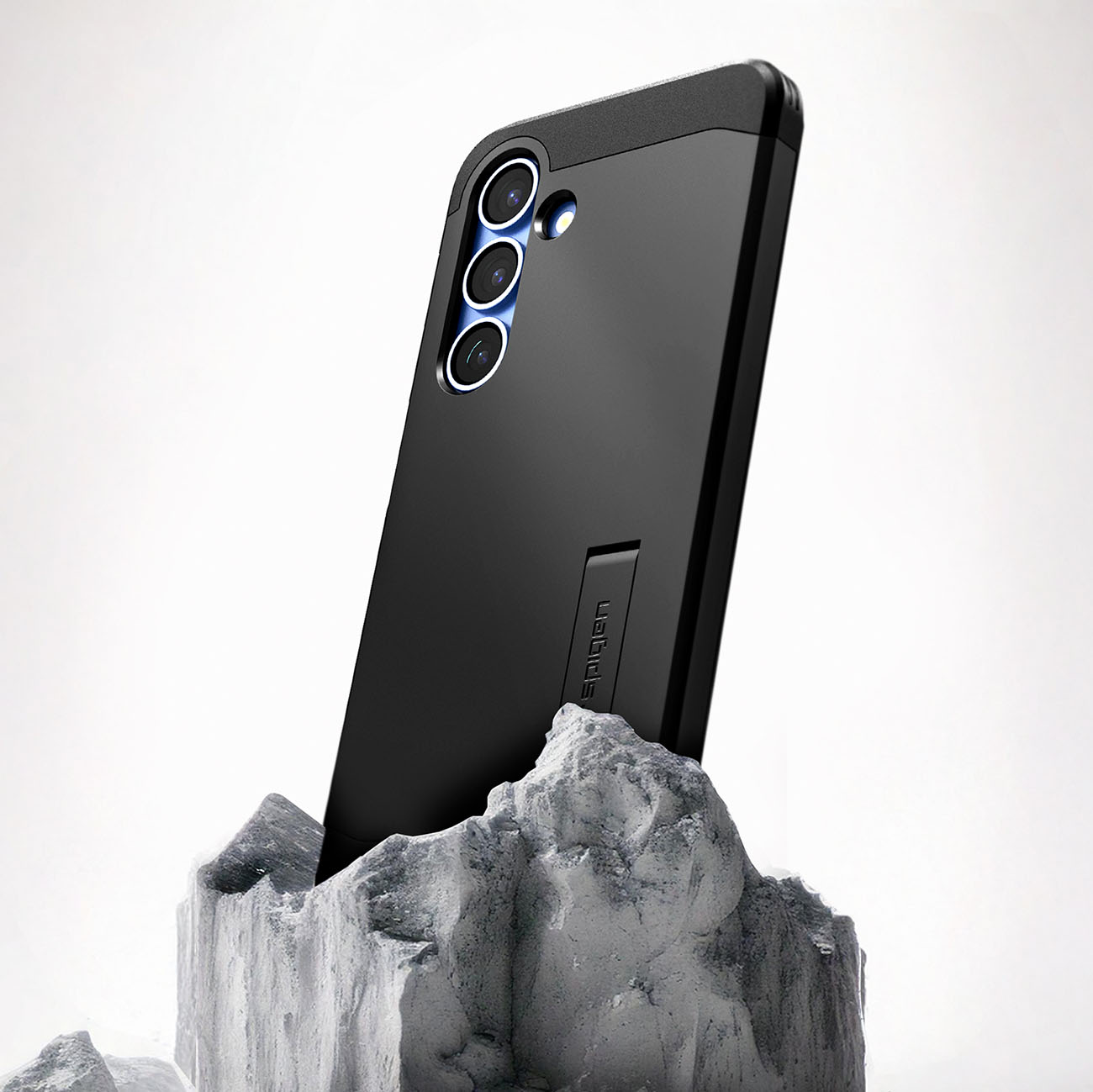 Spigen Tough Armor Magnētiskais viedtālruņa apvalks Samsung Galaxy S25 - melns