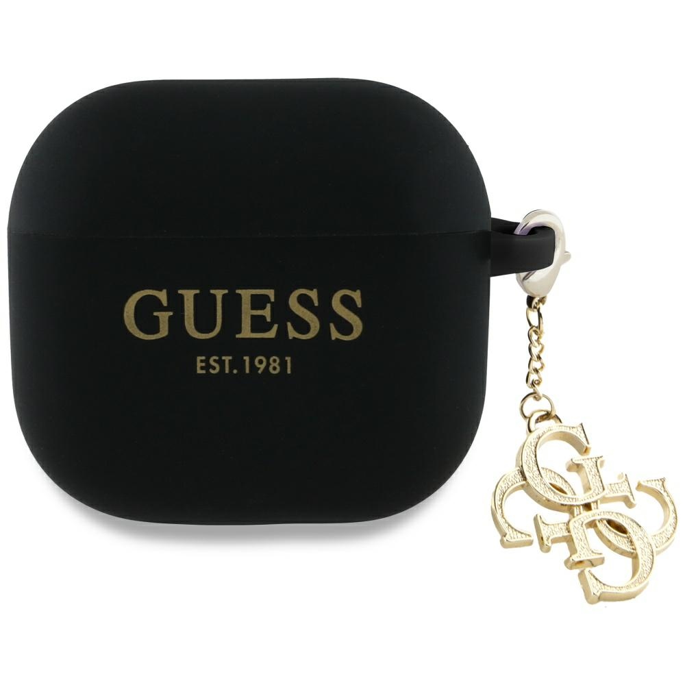Guess 4G Charm vāciņš AirPods 4 - melns