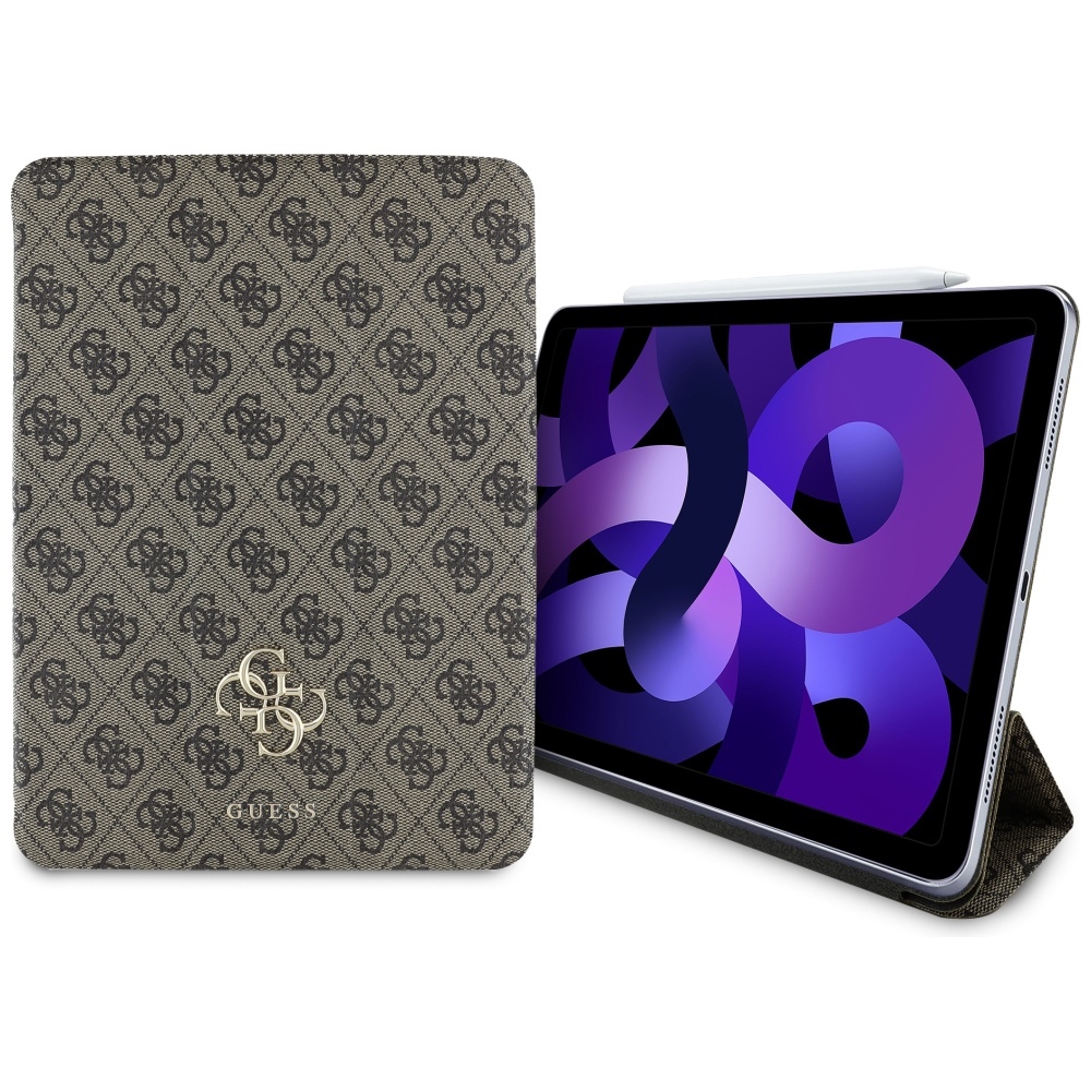 Guess GUFC11RM24PS4SGW iPad Air 11" 2024 brūns/brūns Magnētiskais 4G Liels Logotips