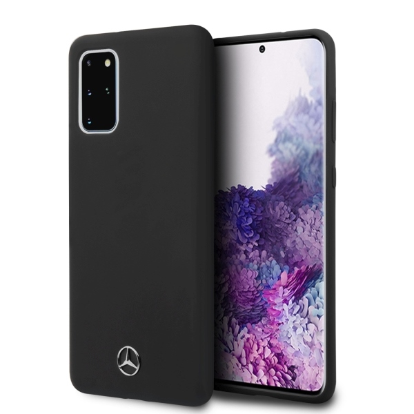 Mercedes Silicone Line viedtālruņa apvalks Samsung Galaxy S20+ - melns