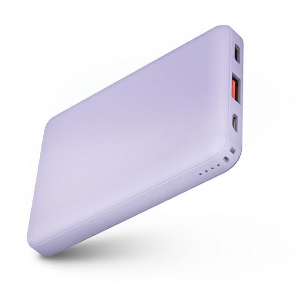 Portatīvais lādētājs Uniq Fuele mini 8000mAh USB-C 18W PD ātra uzlāde - lavandas
