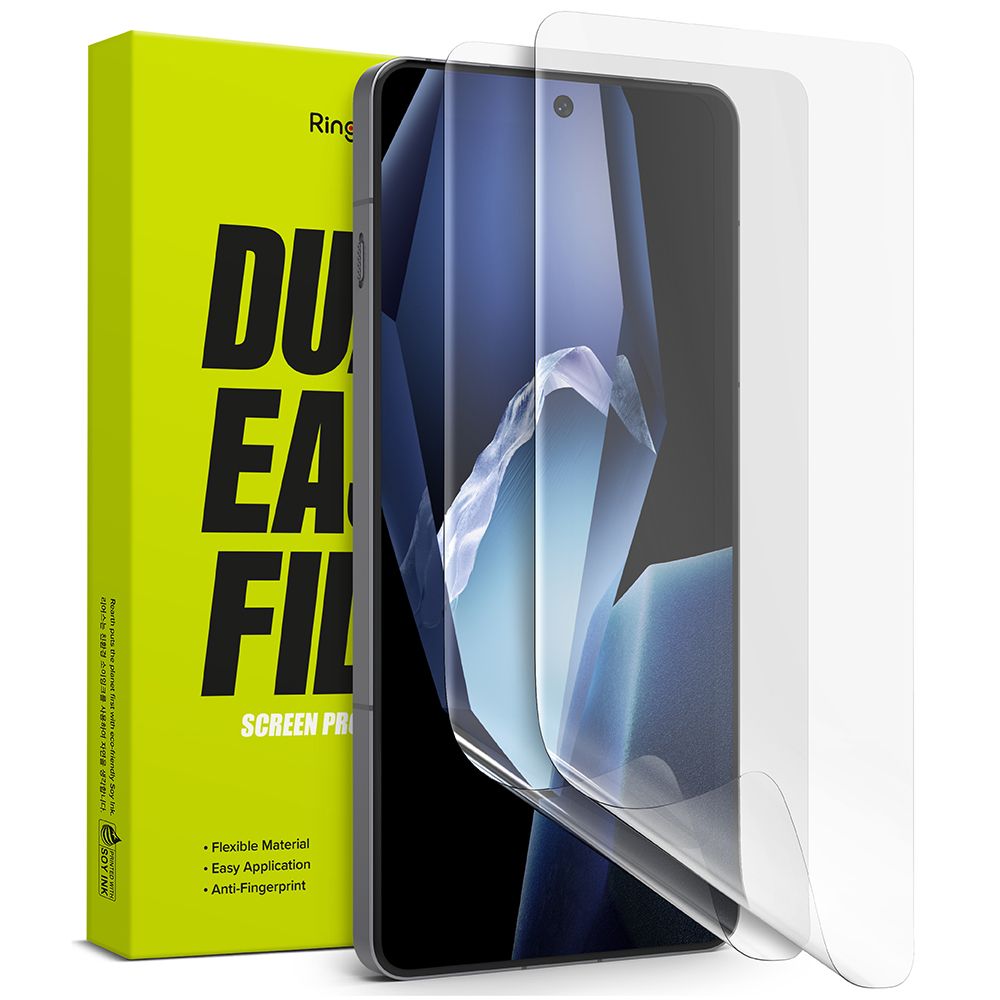 Ringke Dual Easy 2 gabalu aizsargstikls OnePlus 13R viedtālrunim - caurspīdīgs