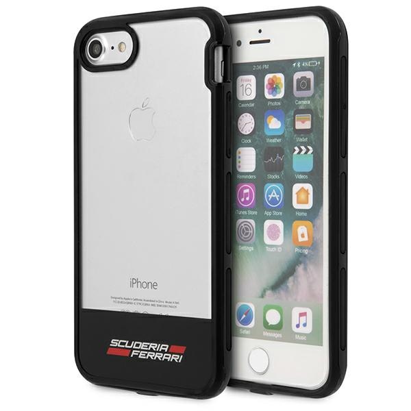 Ferrari Racing Shield viedtālruņa apvalks iPhone 7 / 8 / SE 2020 / SE 2022 - Daļēji caurspīdīgs