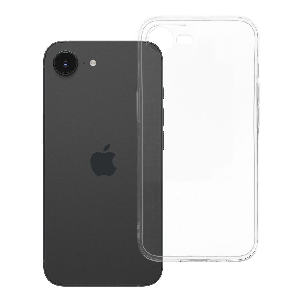 Viedtālruņa apvalks 2 mm caurspīdīgs IPHONE 16e (SE 4 2025)