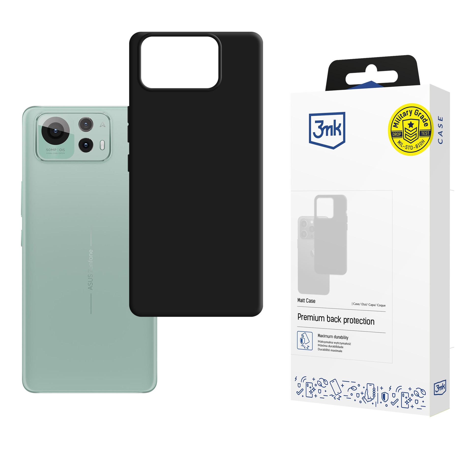 3mk Matt Case for Asus Zenfone 12 Ultra - Black