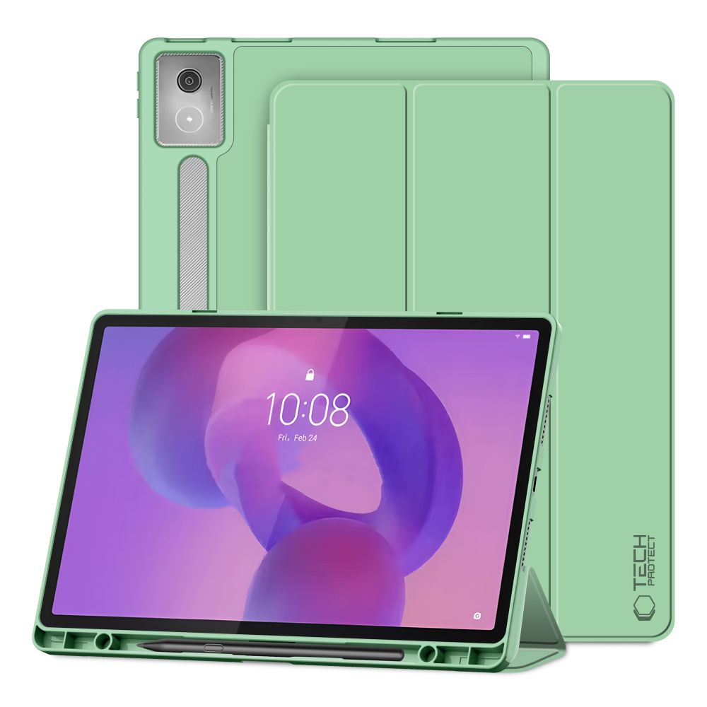 Tech-Protect SC Pen apvalks Lenovo Idea Tab Pro / Pro MT 12.7 TB-373 - zaļš