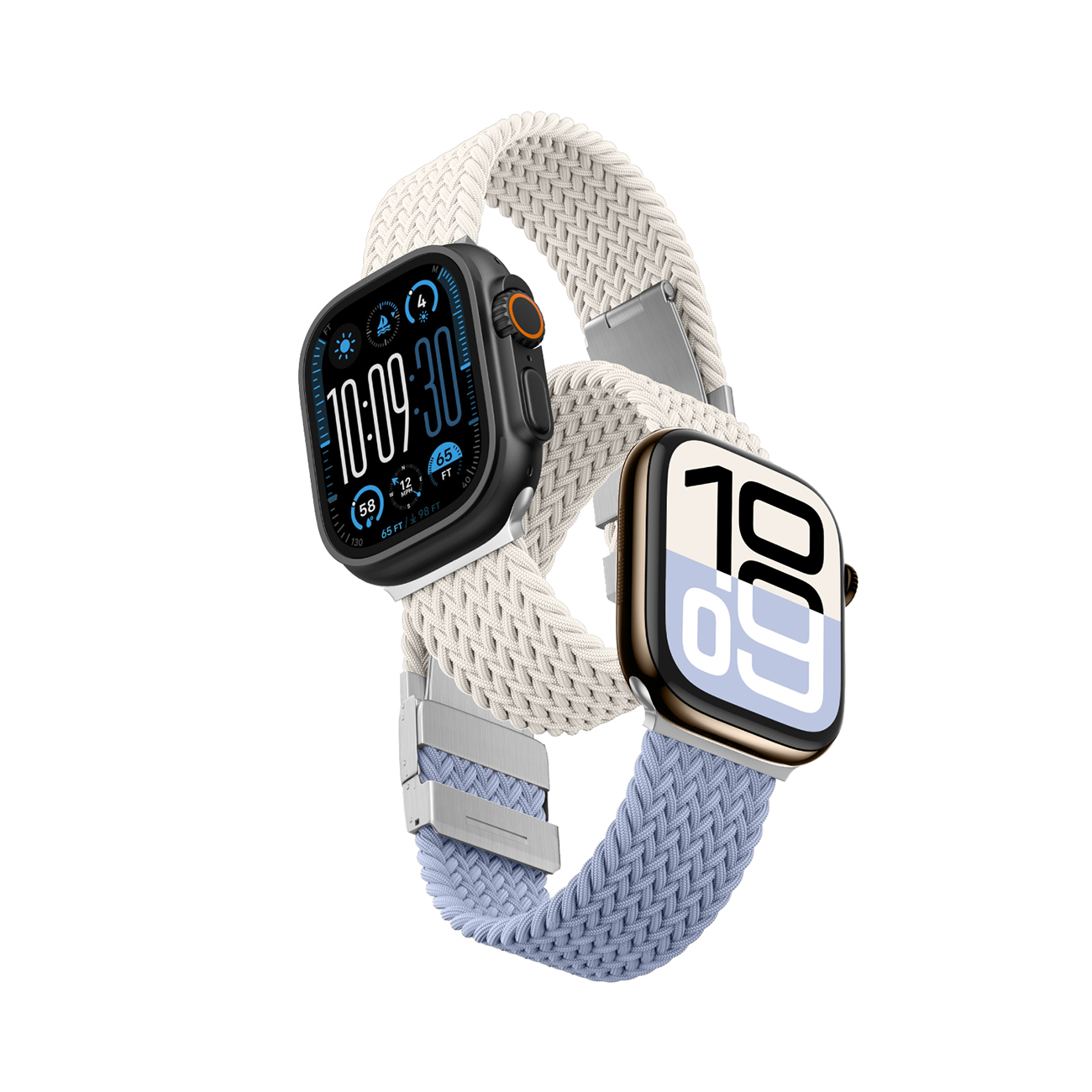 AmazingThing Blend ремешок для Apple Watch 42 мм комплект 2 шт. - космический синий / космический синий