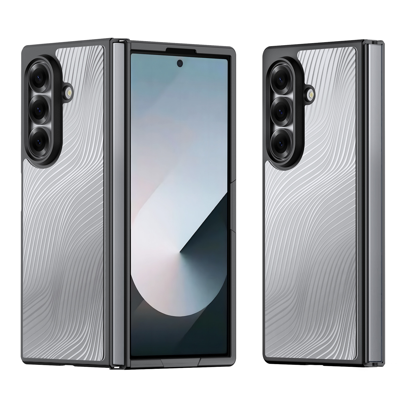 Dux Ducis Aimo viedtālruņa apvalks priekš Samsung Galaxy Z Fold7 - melns