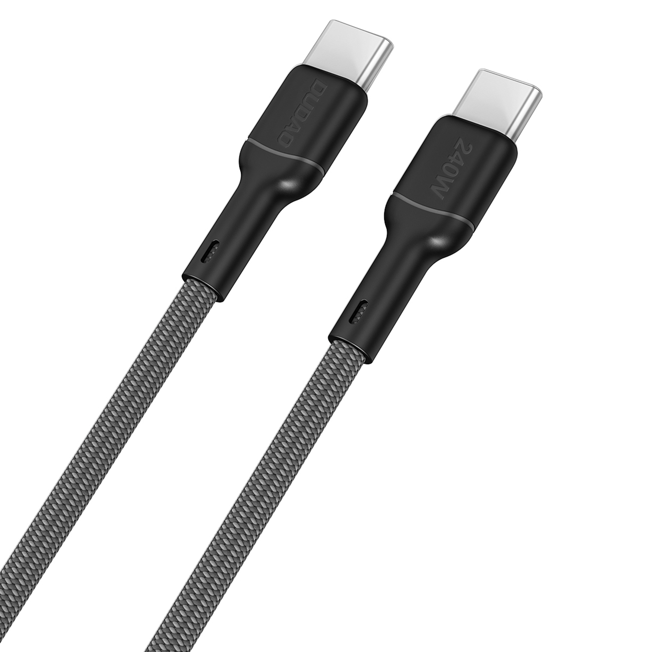 Dudao L9C Max 240W PD USB-C - USB-C kabelis 2m - melns