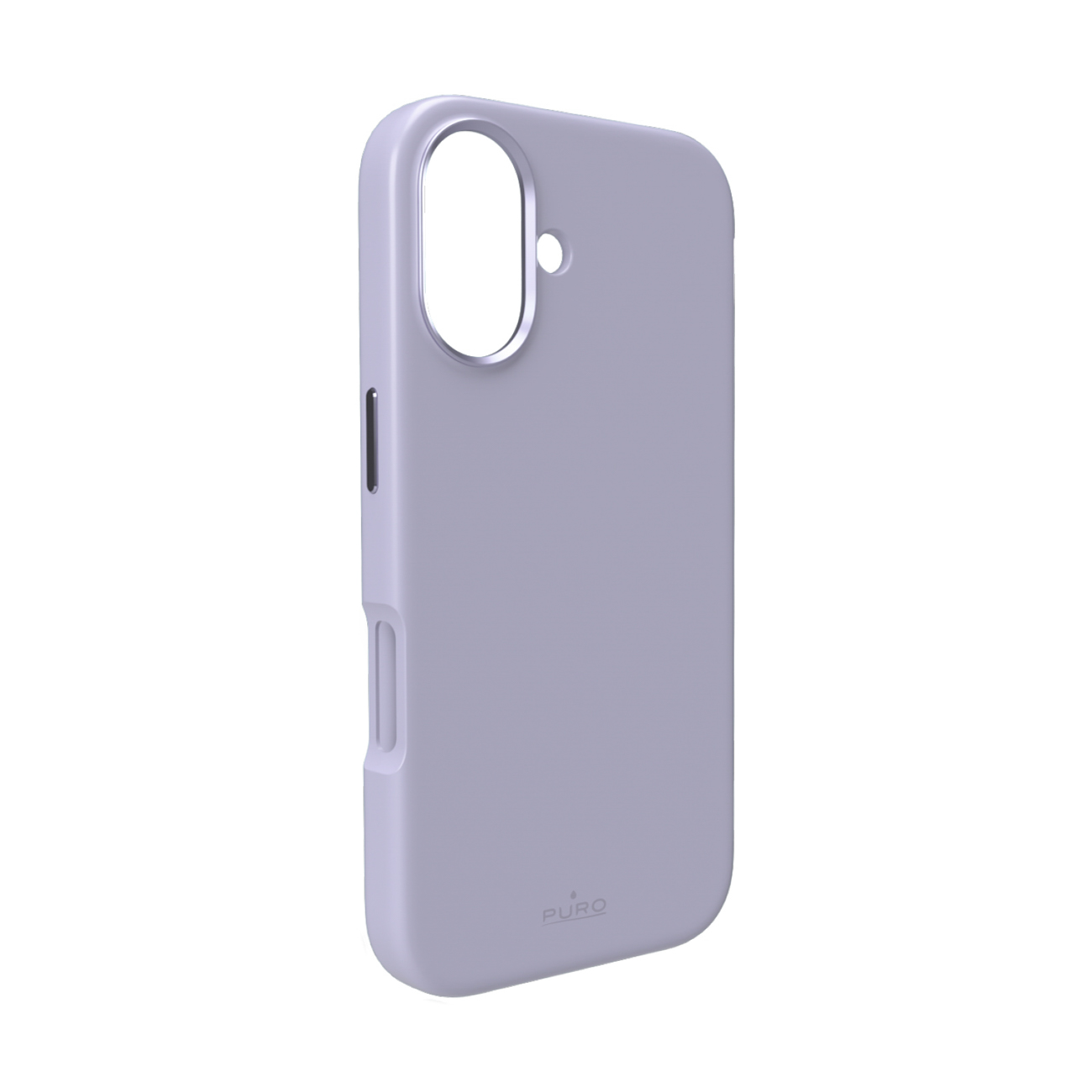 Puro Icon Mag Pro чехол из жидкого силикона для iPhone 17, совместимый с MagSafe, с защитой камеры и алюминиевыми кнопками - розовый