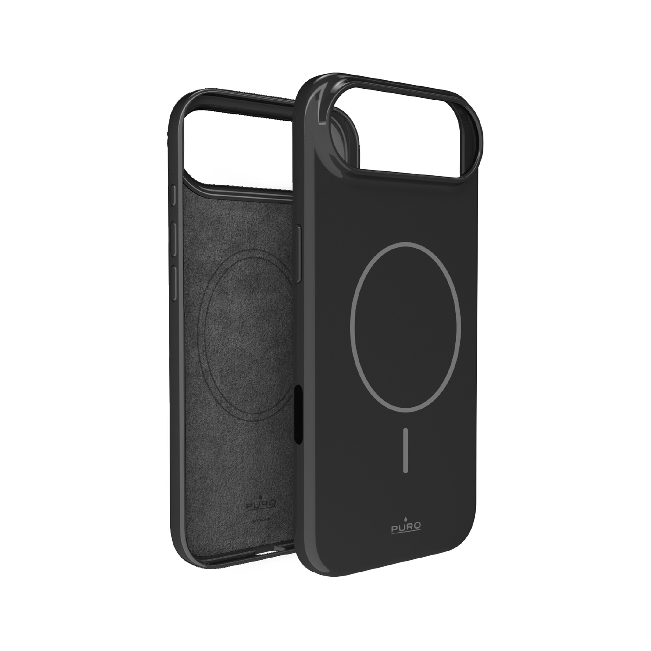 Puro Pulse aizsargapvalks iPhone 17 Air polikarbonāts - melns