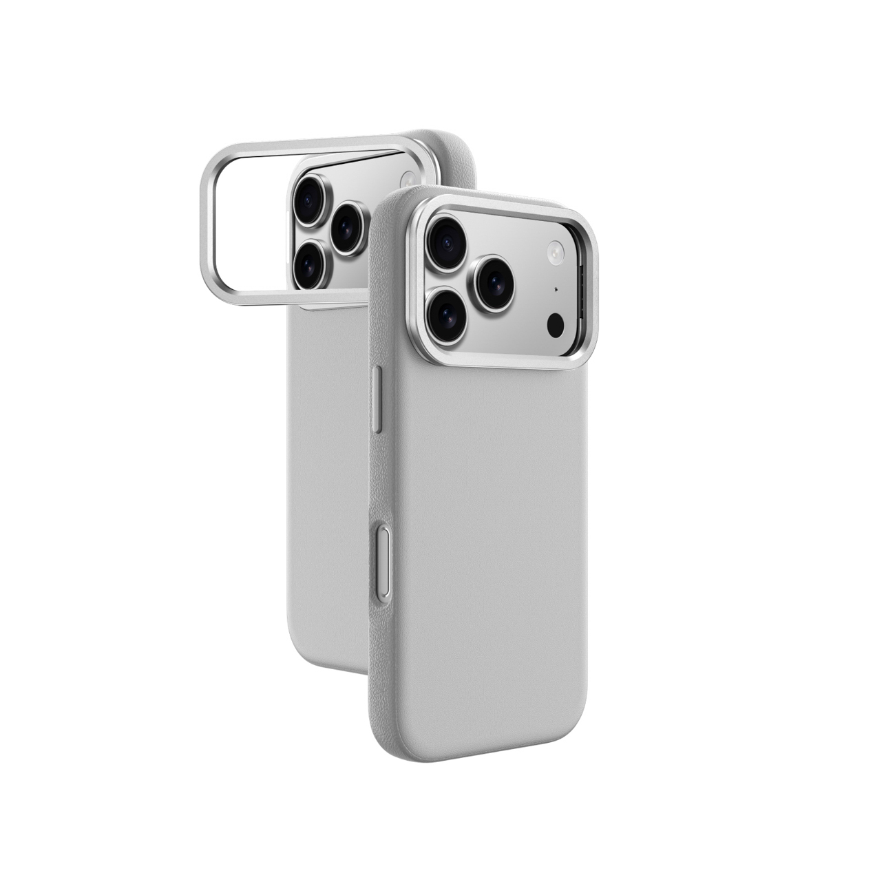 AmazingThing Glamour чехол для iPhone 17 Pro Max с подставкой - серый