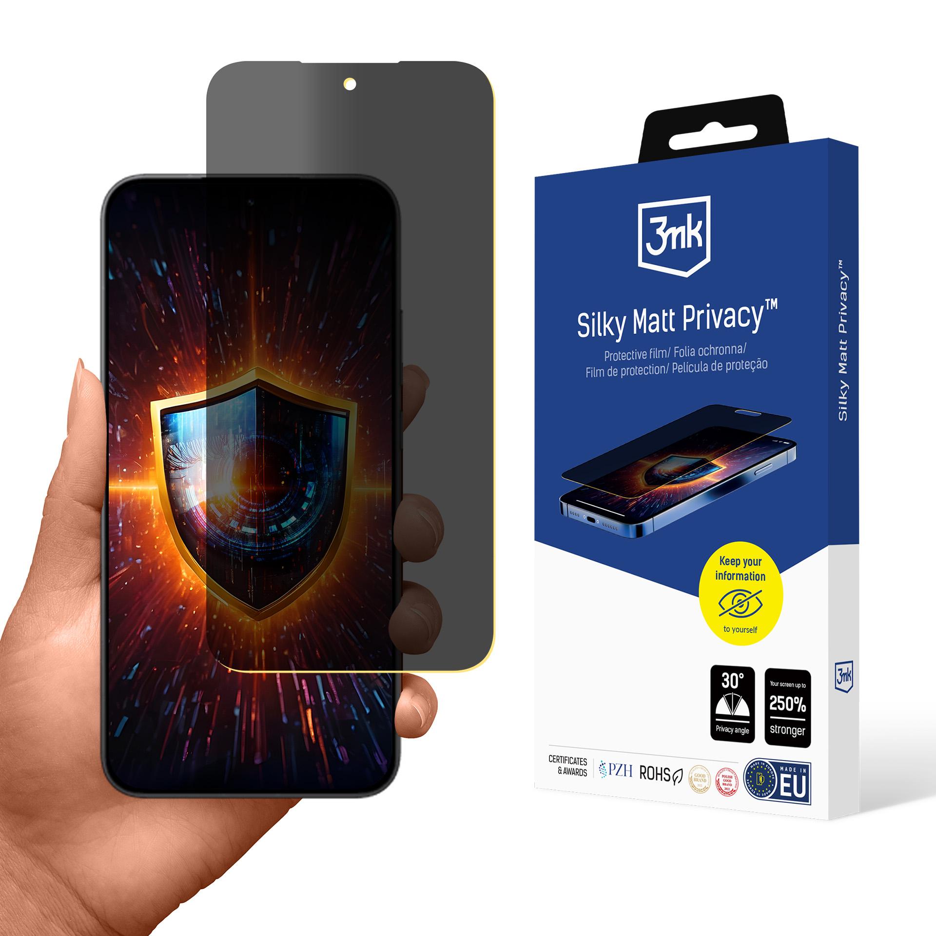 3mk Silky Matt Privacy защитная плёнка для Xiaomi Poco F7