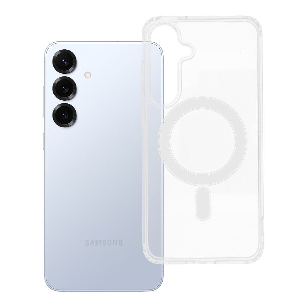 Viedtālruņa apvalks MAG COVER (MID) caurspīdīgs, saderīgs ar MagSafe SAMSUNG S25 Plus