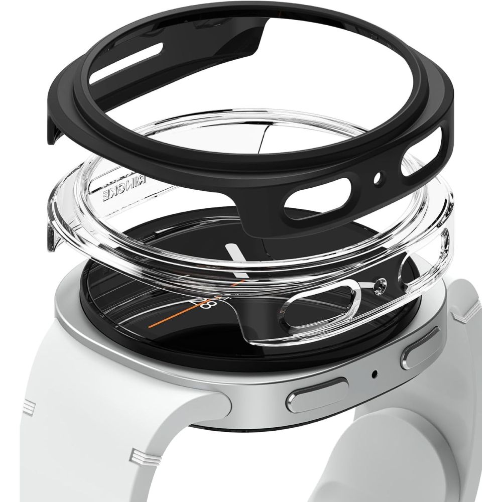 Ringke Slim 2 komplekts viedtālruņa apvalks Samsung Galaxy Watch 8 40mm - caurspīdīgs-melns