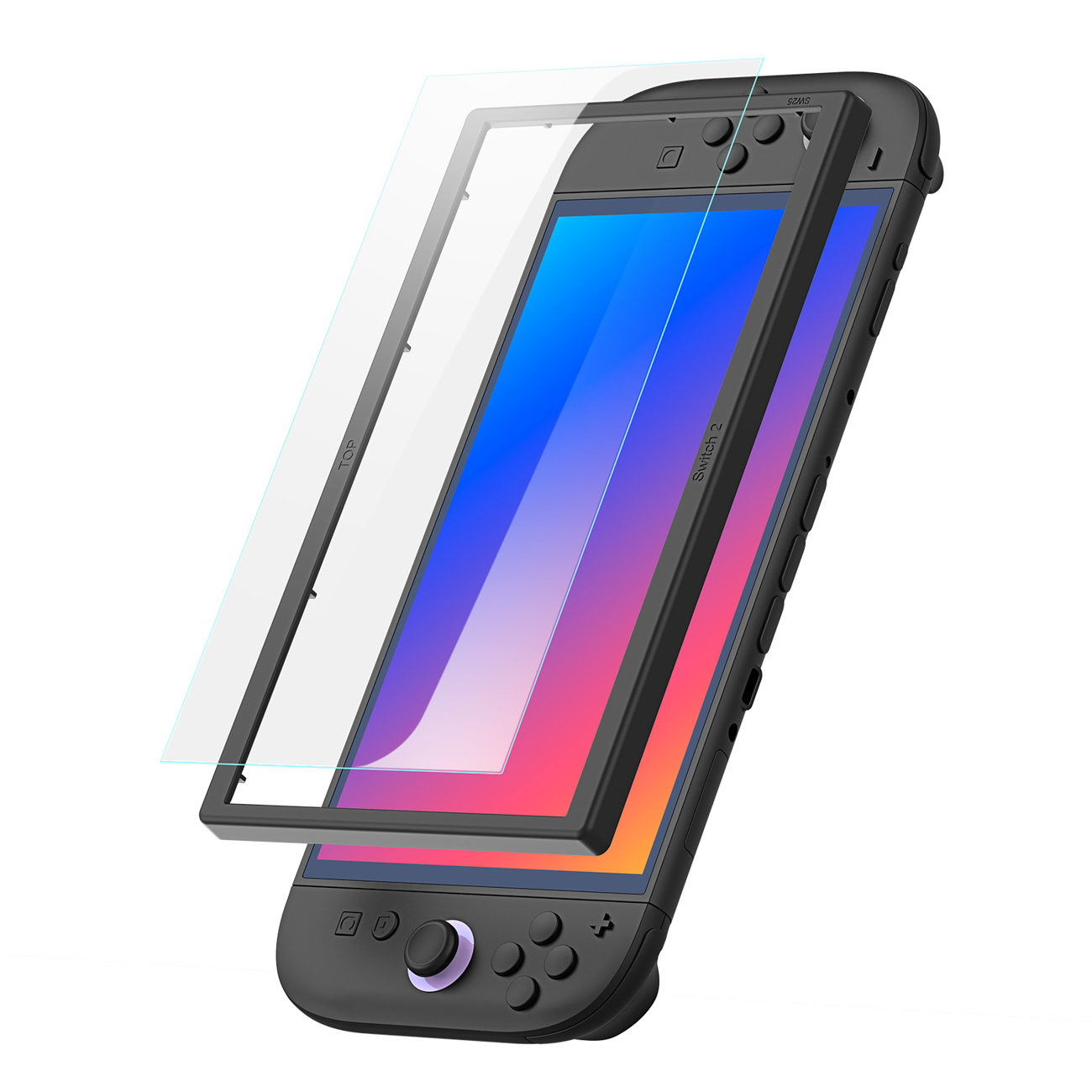 Dux Ducis HD rūdītais stikls Nintendo Switch 2 ar uzstādīšanas rāmi